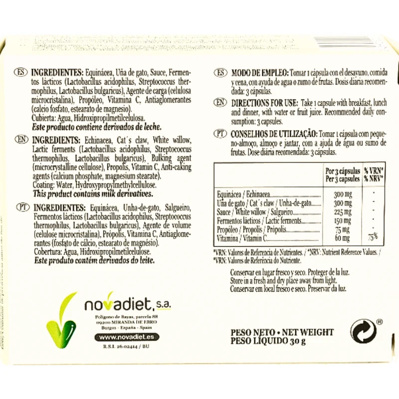 Echidiet 60 cápsulas | Novadiet