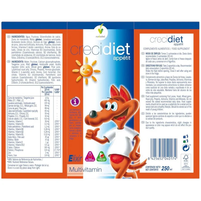 Crecidiet Appétit 250 ml | Novadiet