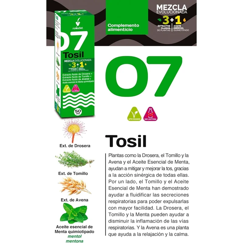Tosil 50 ml | Novadiet