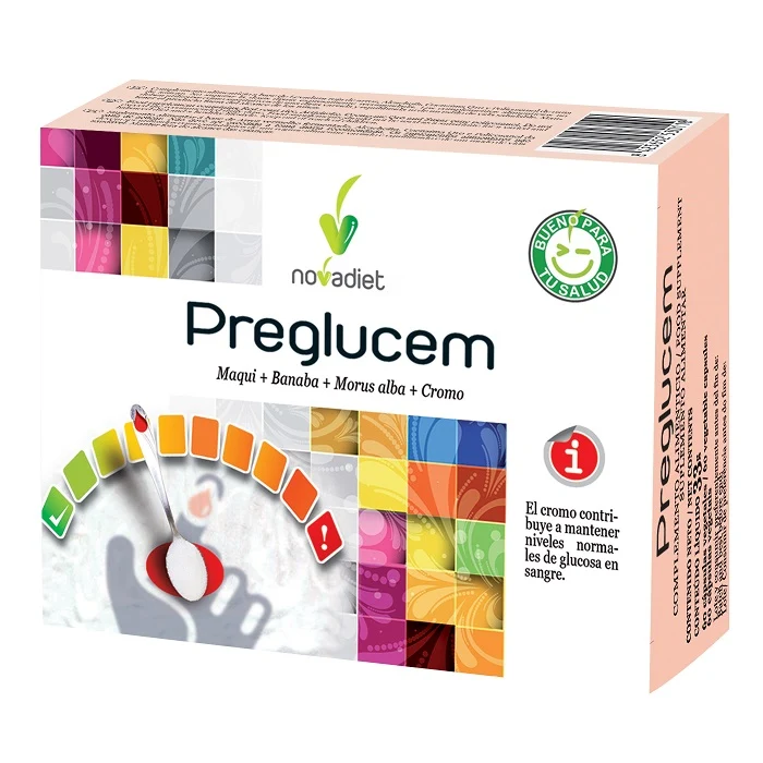 Preglucem 60 cápsulas | Novadiet