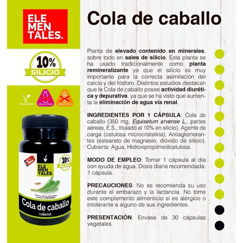 Cola De Caballo 30 cápsulas | Novadiet