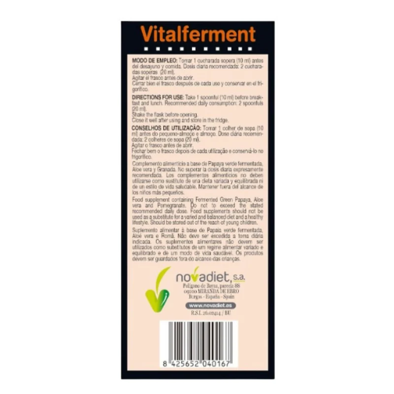 Vitalferment 250 ml | Novadiet