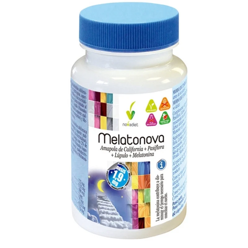 Melatonova 60 cápsulas | Novadiet