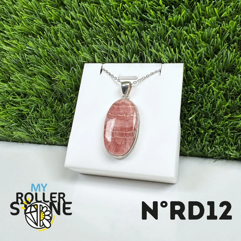 Colgante de Plata Rodocrosita #12