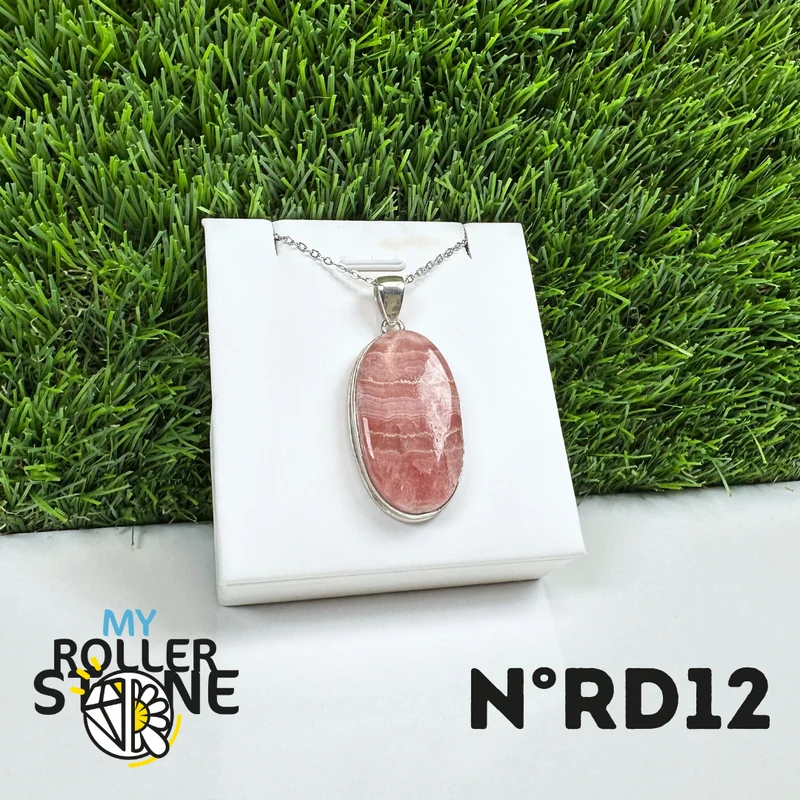 Colgante de Plata Rodocrosita #12