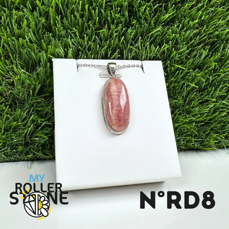 Colgante de Plata Rodocrosita #8