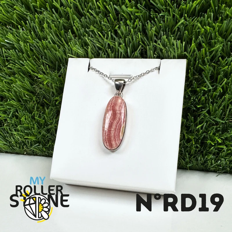 Colgante de Plata Rodocrosita #19