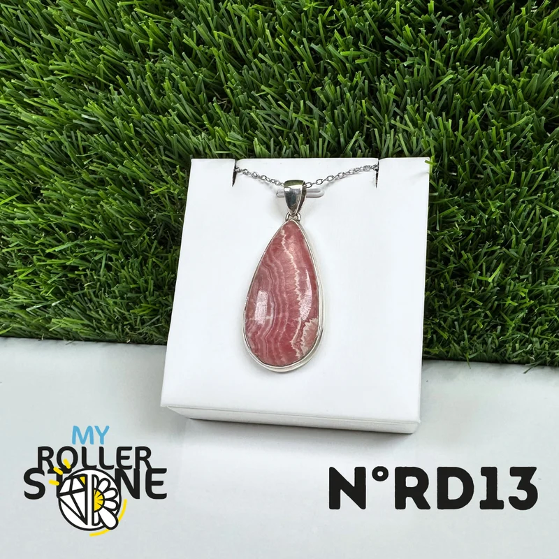 Colgante de Plata Rodocrosita #13