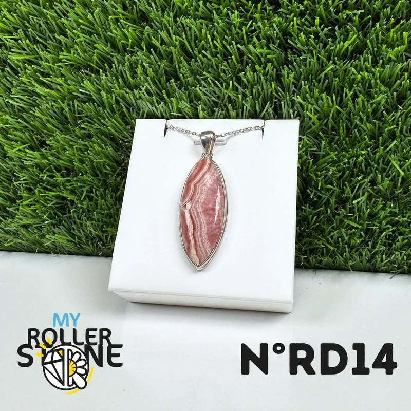 Colgante de Plata Rodocrosita #14