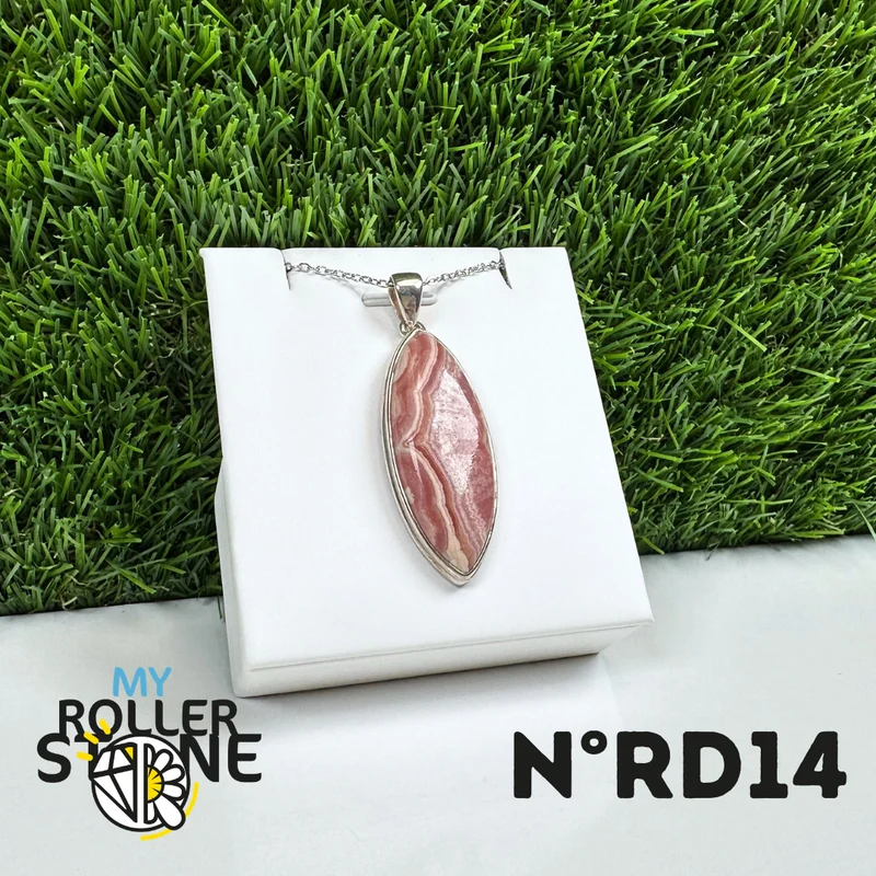 Colgante de Plata Rodocrosita #14