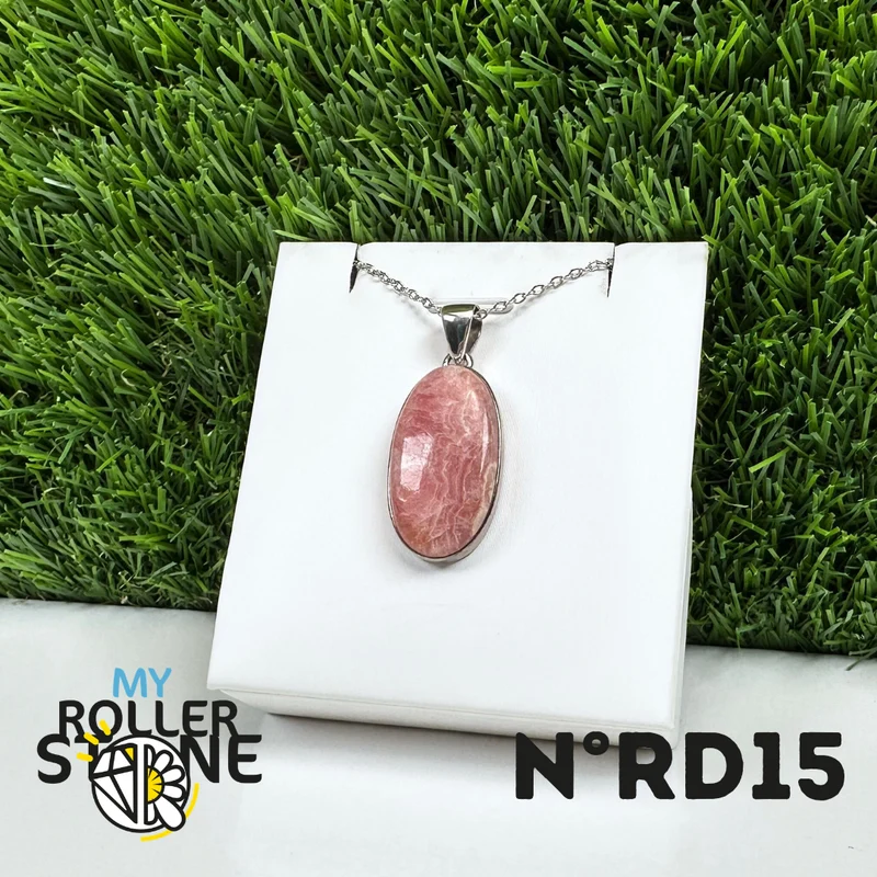 Colgante de Plata Rodocrosita #15