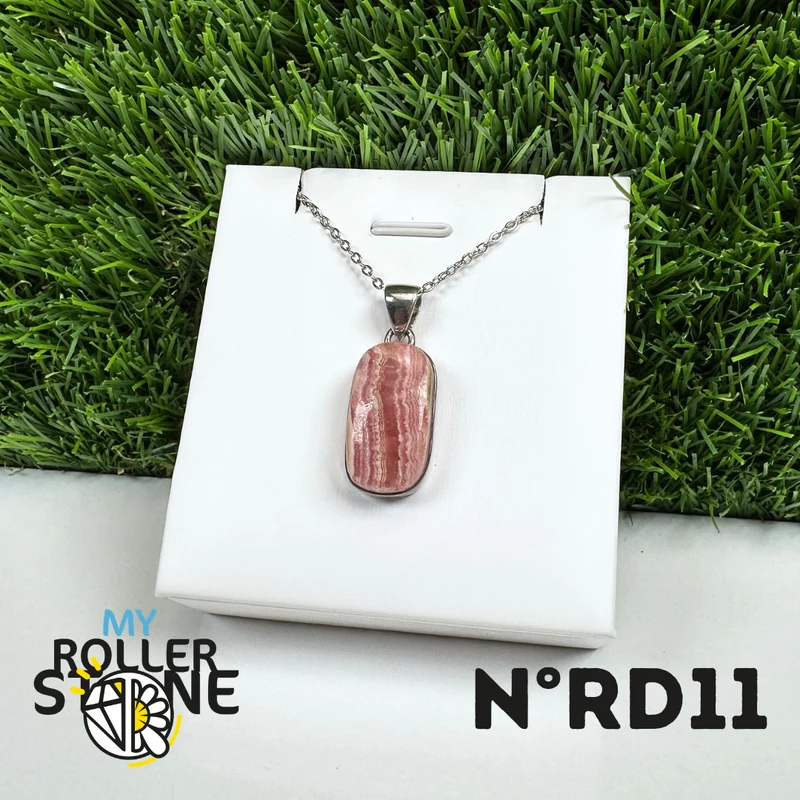 Colgante de Plata Rodocrosita #11