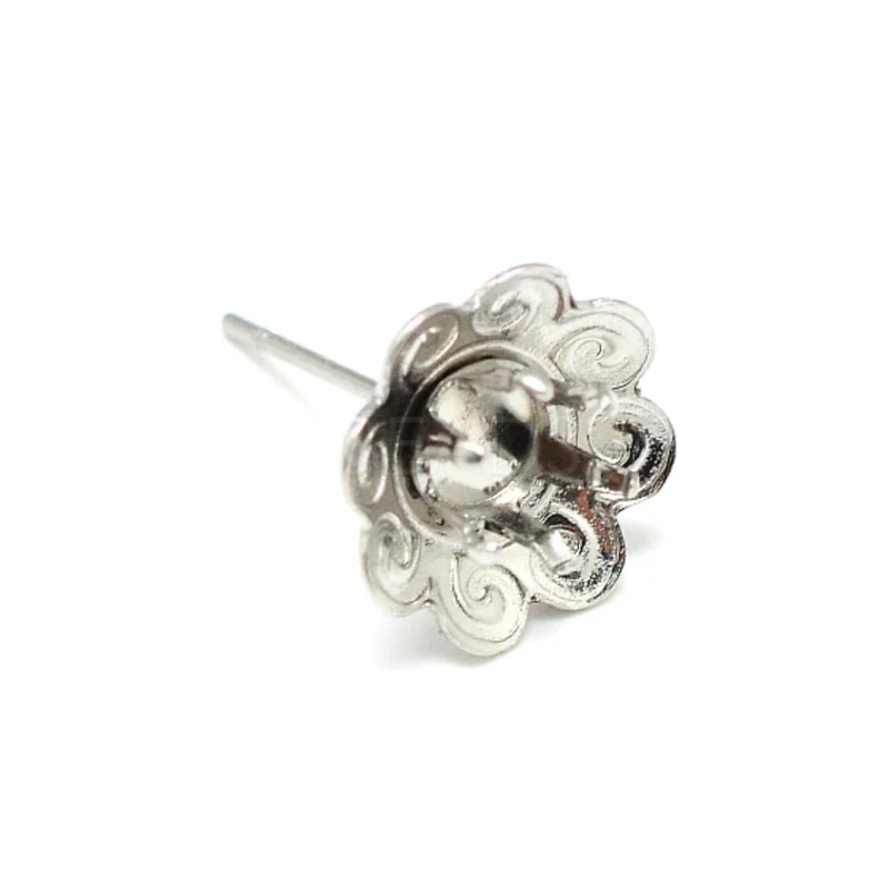 Soporte para aretes de flores