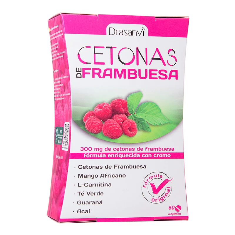 Cetonas de Frambuesa 60 Comprimidos | Drasanvi