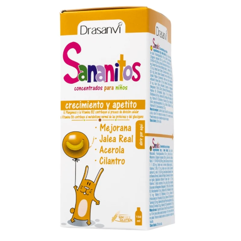Sananitos Crecimiento y Apetito Jarabe 150 ml | Drasanvi