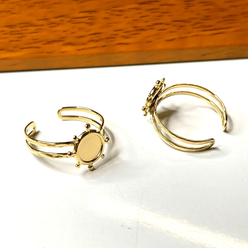 Porta Anillos Cabujón Oro