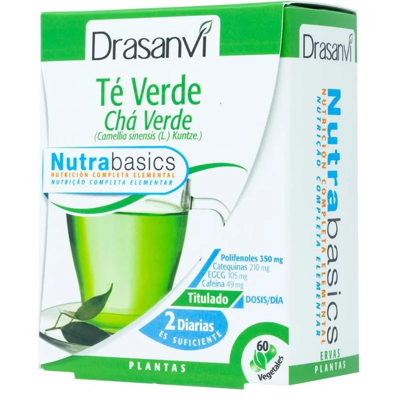 Te Verde 60 Capsulas Nutrabasics | Drasanvi