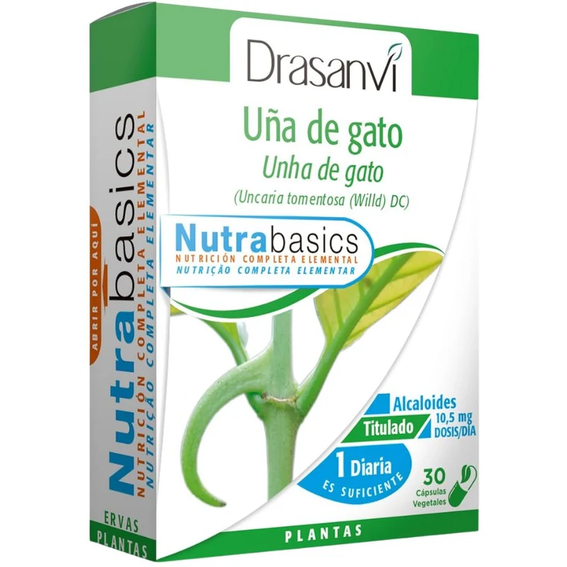 Uña de Gato 30 Capsulas Nutrabasics | Drasanvi