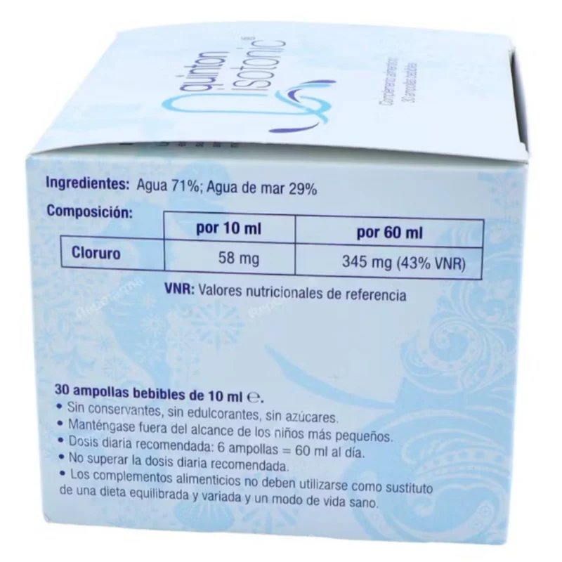 Isotonic 30 ampollas | Quinton
