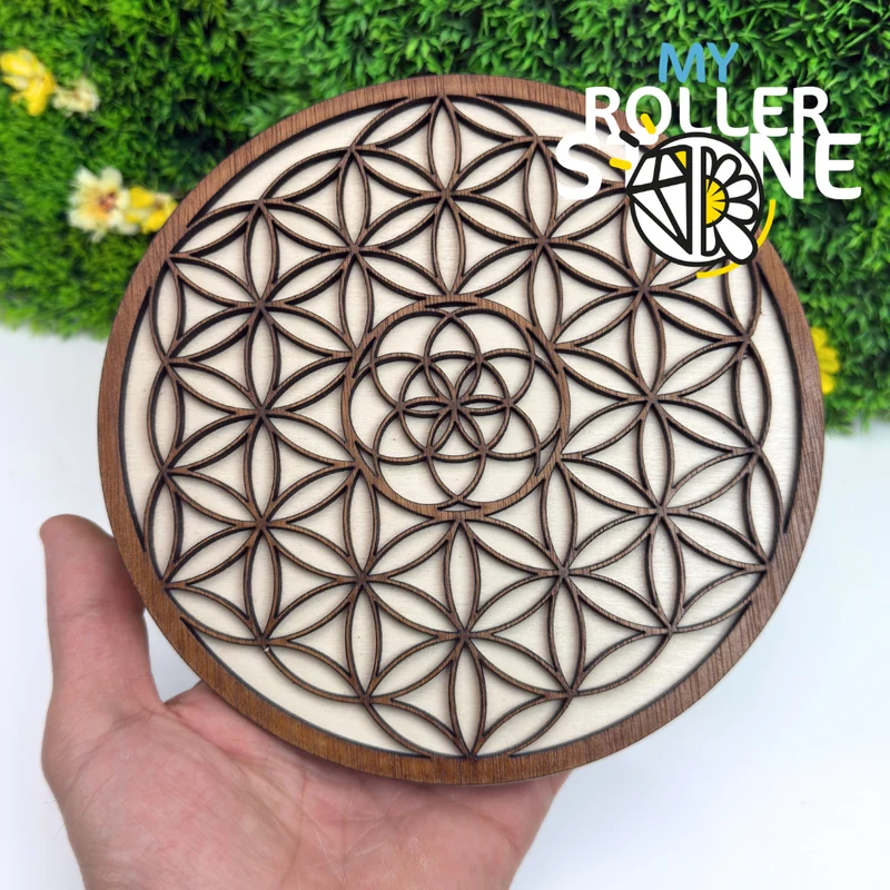 Decoración de pared Flor de la Vida y Semilla de Vida
