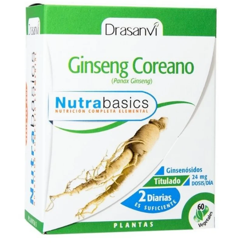 Ginseng Coreano 60 Capsulas | Drasanvi