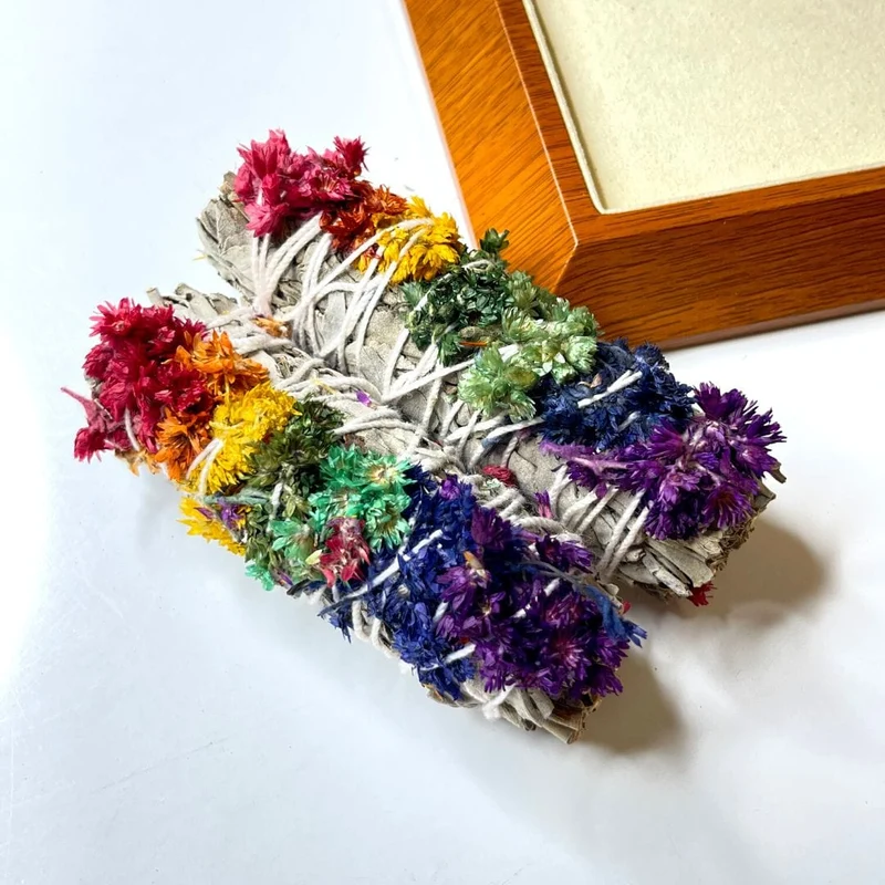 Salvia blanca con Verbasco