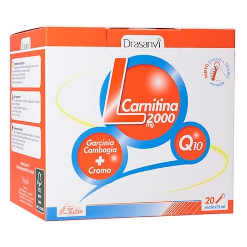 L-Carnitina 200 mg 20 Viales | Drasanvi