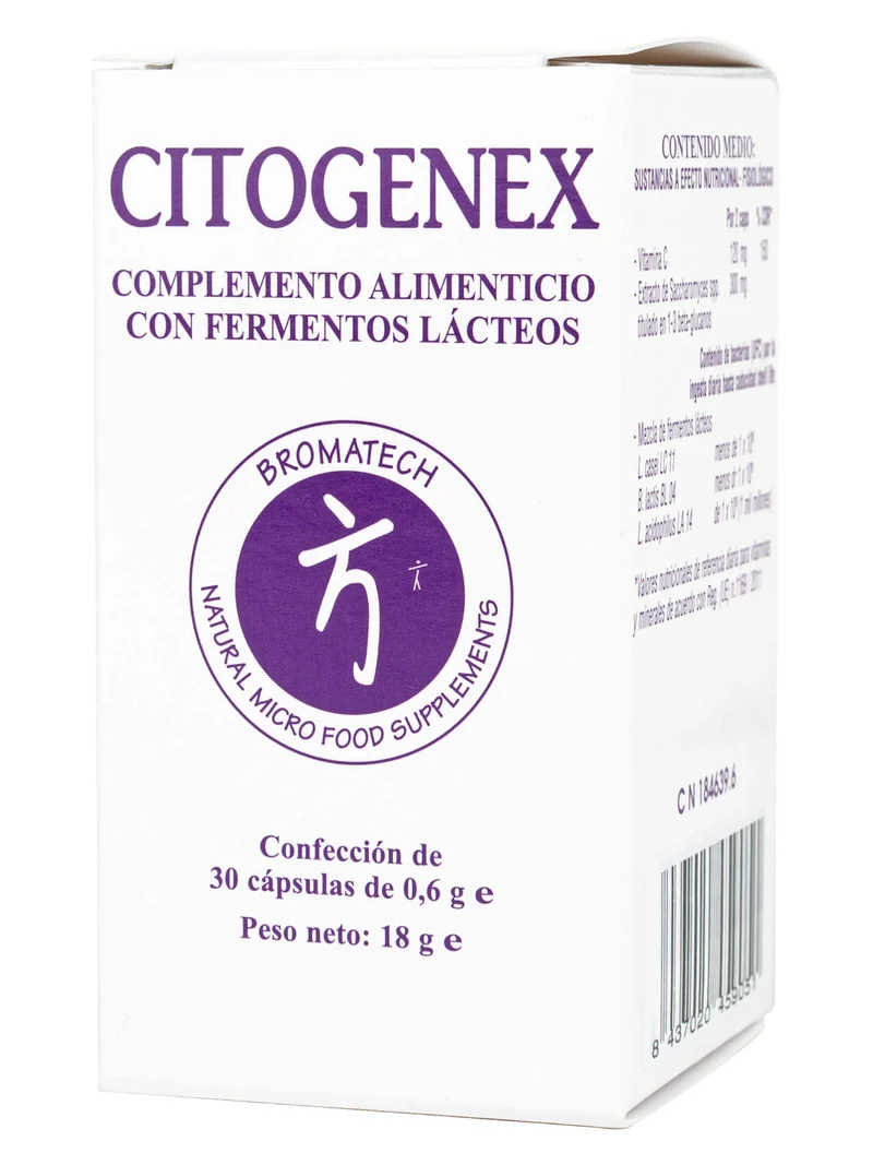 Citogenex 30 cápsulas | Bromatech