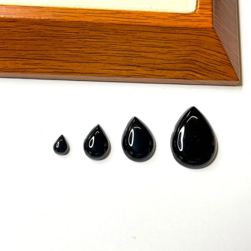 Cabujón Gota de Ónix