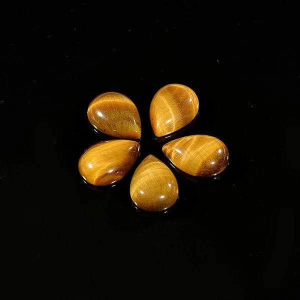 Cabujón de gota de ojo de tigre