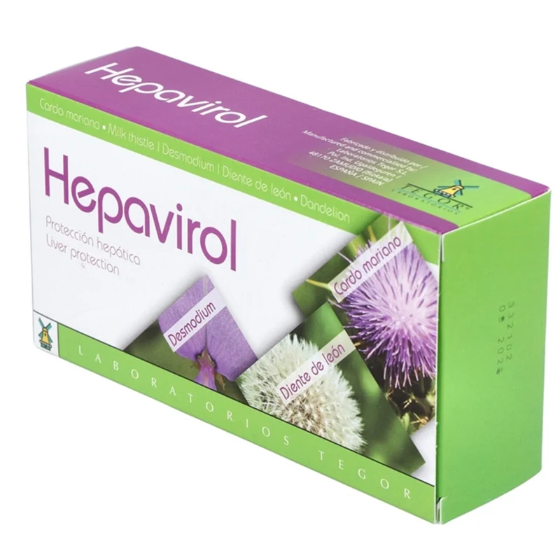 Hepavirol 60 Capsulas | Tegor