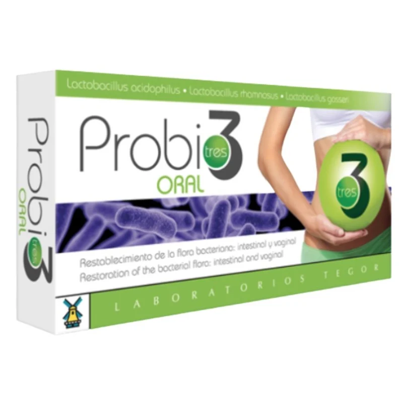 Probiotres Oral 40 Capsulas | Tegor