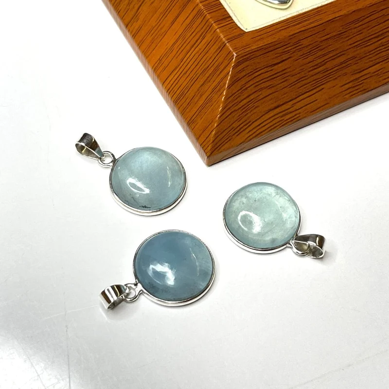 Colgante Aguamarina Plata 925