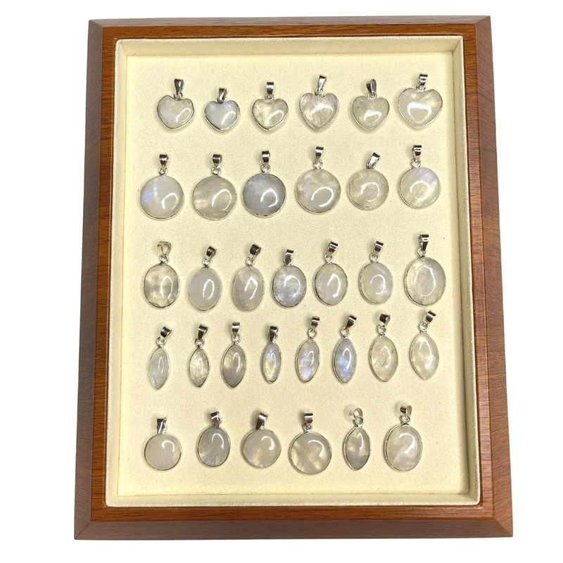 Colgante Piedra Luna Plata 925