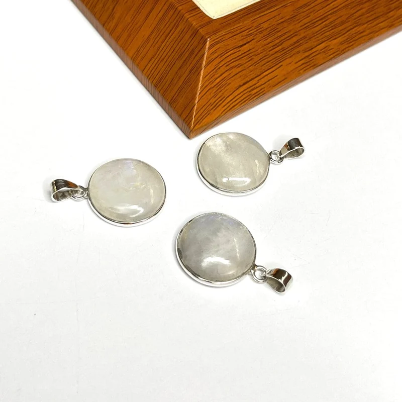 Colgante Piedra Luna Plata 925