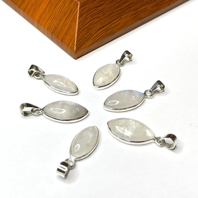 Colgante Piedra Luna Plata 925