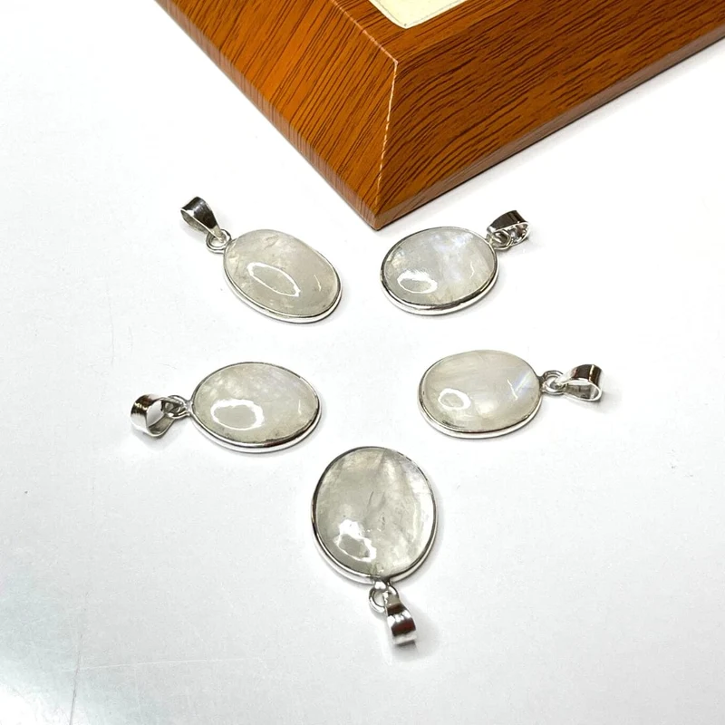 Colgante Piedra Luna Plata 925
