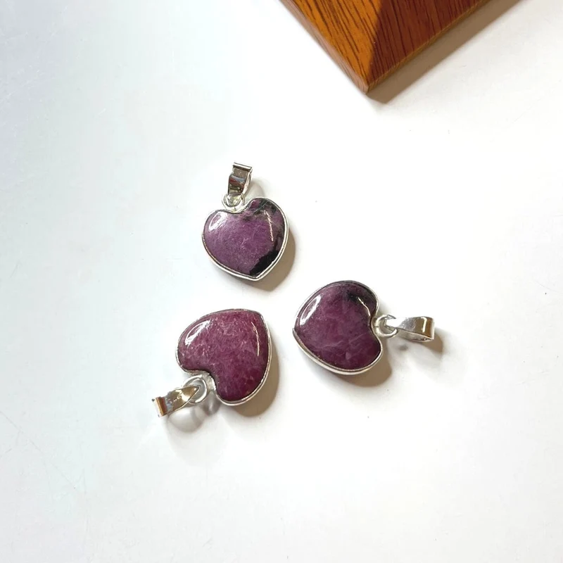 Colgante Rubí Zoisita Plata 925