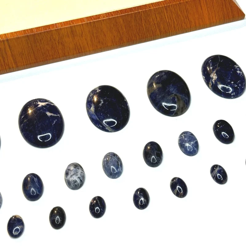 Cabujón Oval Sodalita