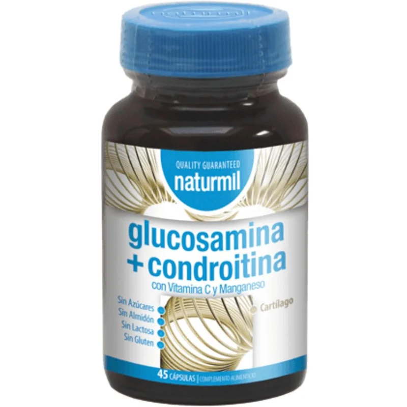 Glucosamina + Condroitina 45 Capsulas | Naturmil