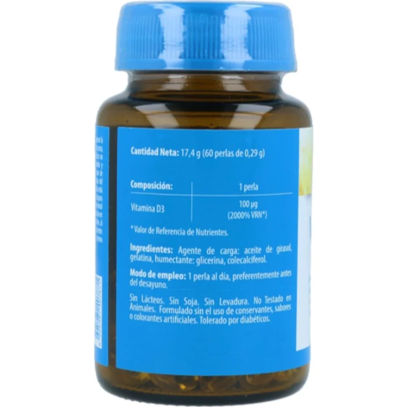 Vitamina D3 60 Capsulas | Naturmil