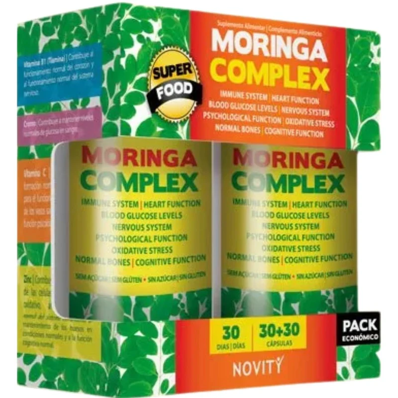 Moringa Complex Pack Economico (30+30) Capsulas | Novity