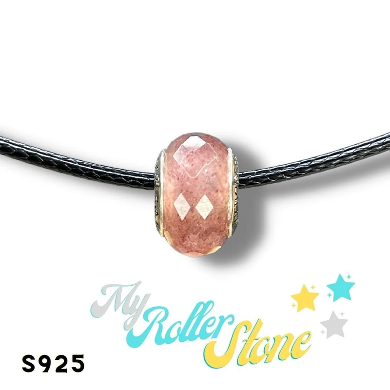Charm característico de cuarzo fresa
