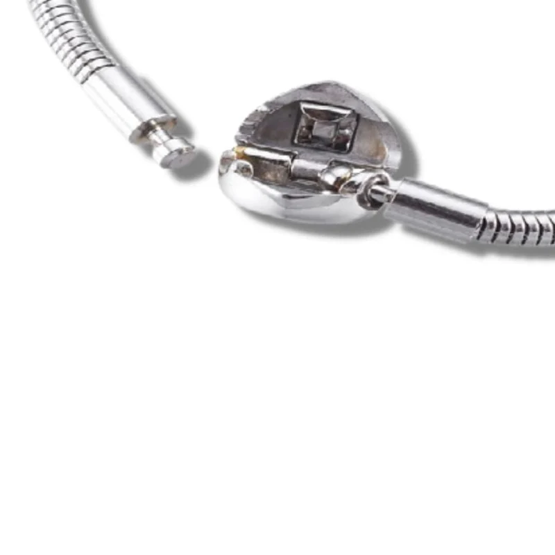 Pulsera de corazón de acero inoxidable