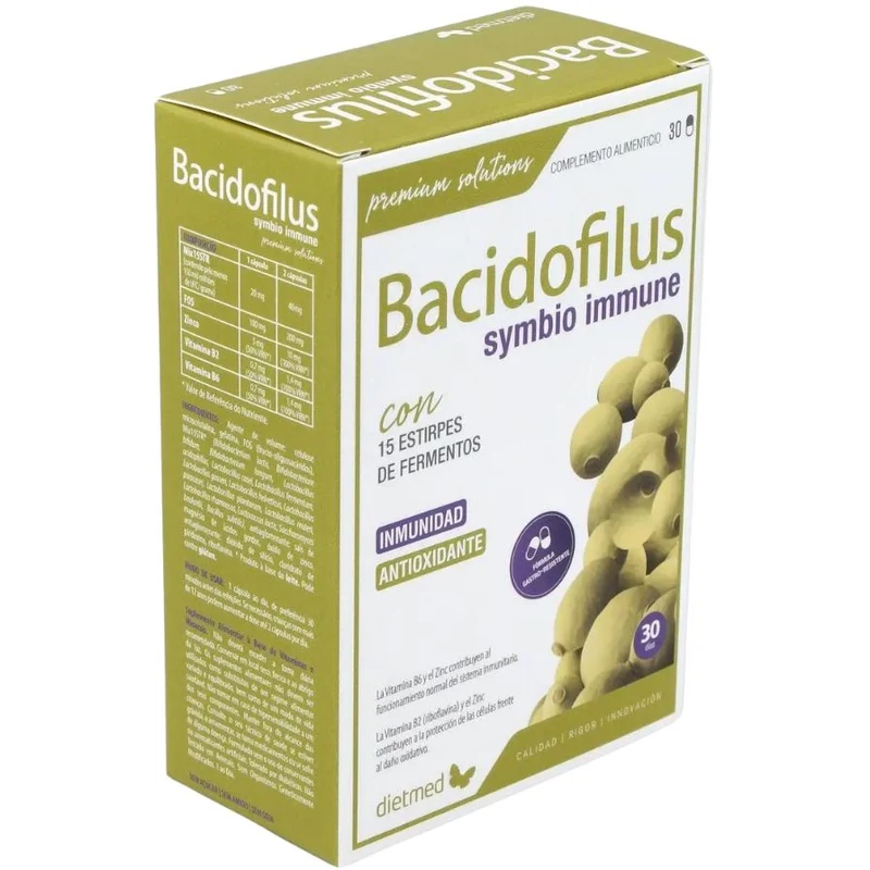 Bacidofilus Symbio 30 Capsulas | Dietmed