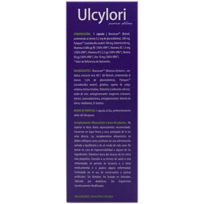 Ulcylori 30 Capsulas | Dietmed
