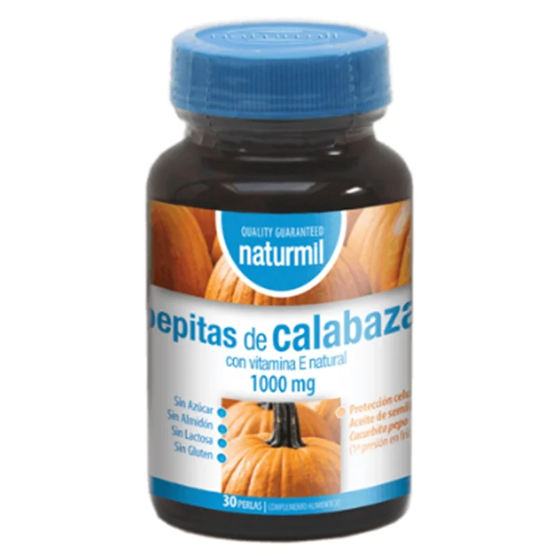 Calabaza 1000mg 30 Capsulas | Naturmil