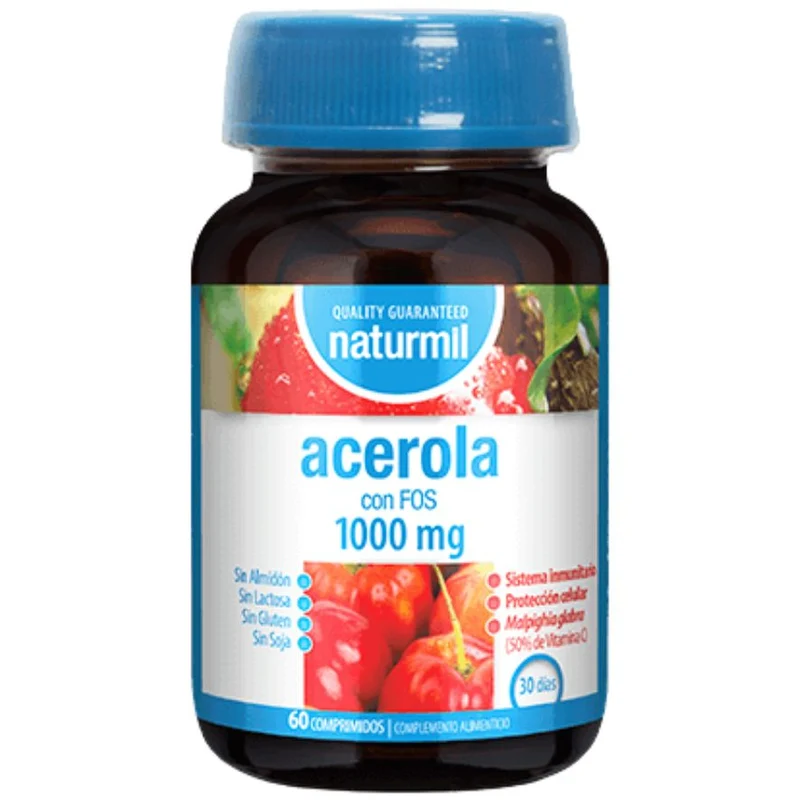 Acerola 100mg 60 Comprimidos | Naturmil