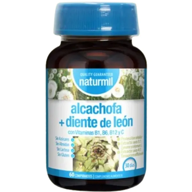 Alcachofa con Diente de Leon 60 Comprimidos | Naturmil
