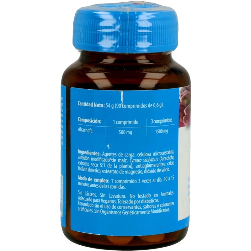 Alcachofa 500mg 90 Comprimidos | Naturmil